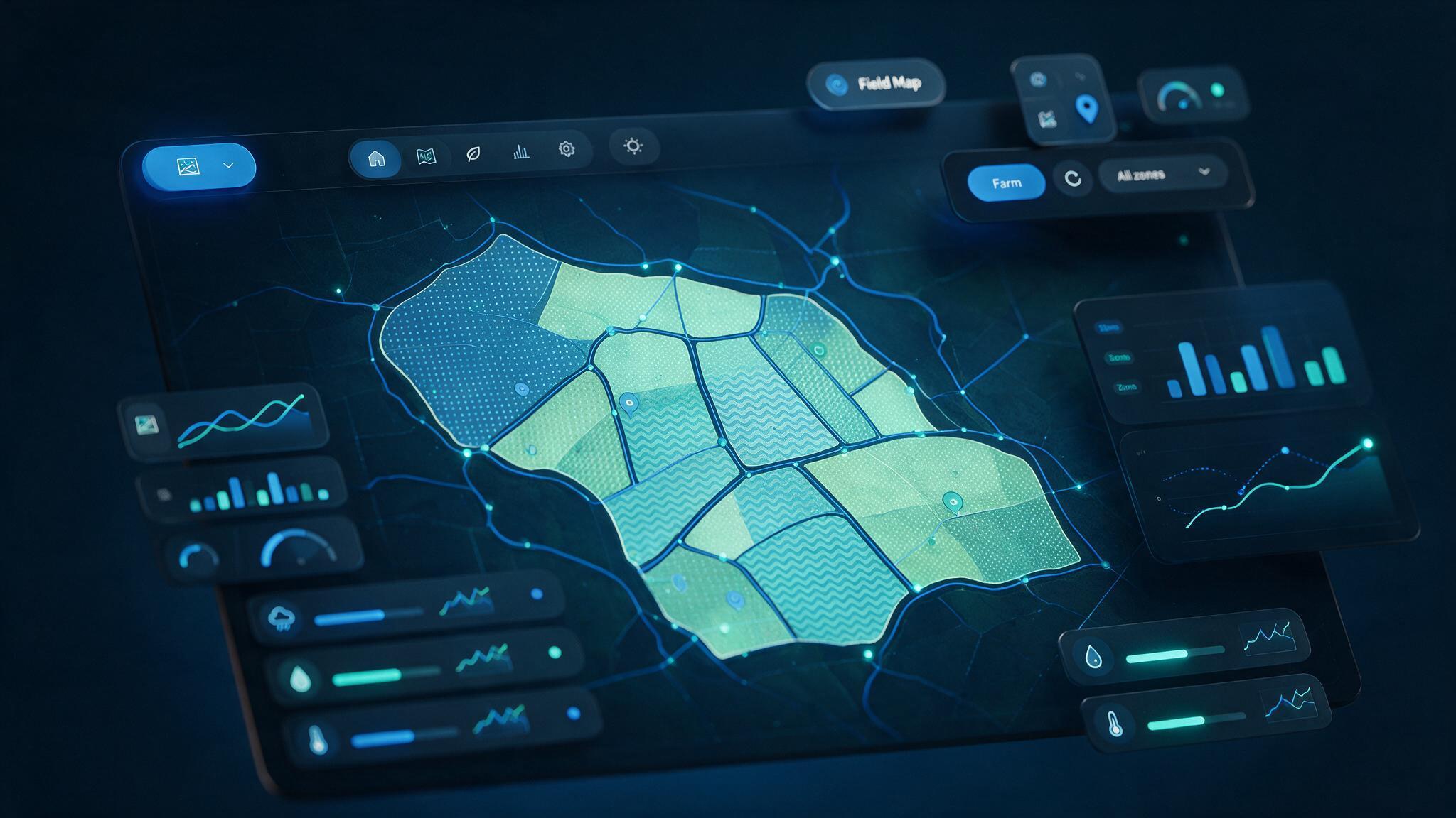 Interface do sistema: Gestão agro inteligente